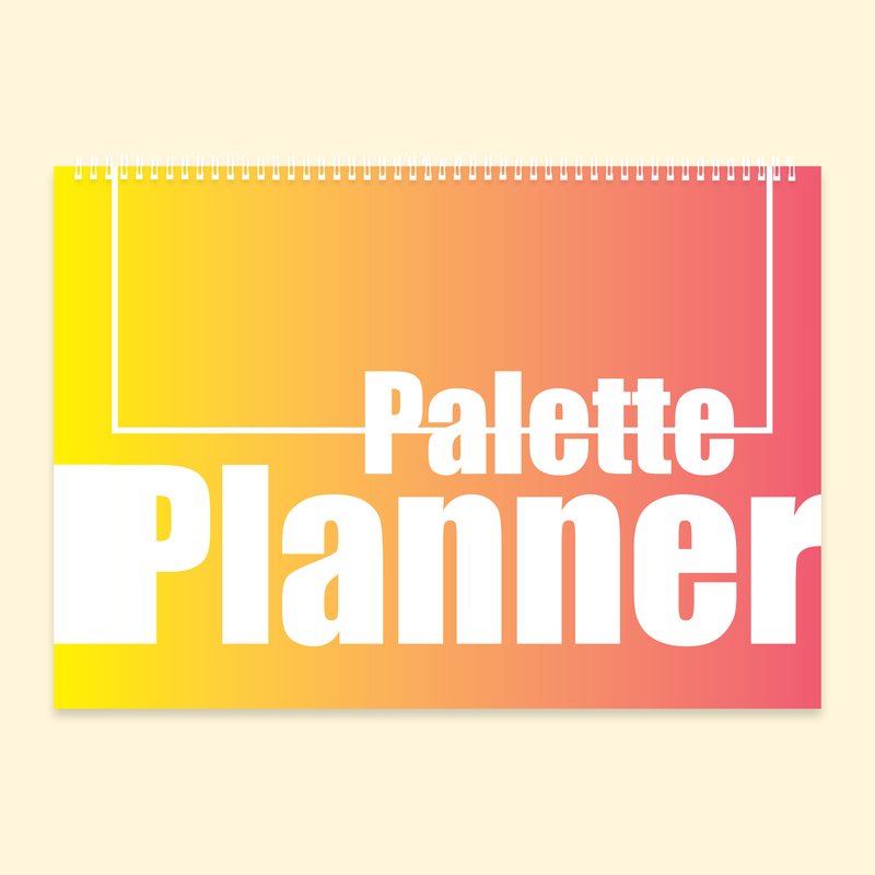 دفتر برنامه ریزی ماهانه کیوتی طرح Palette Planner