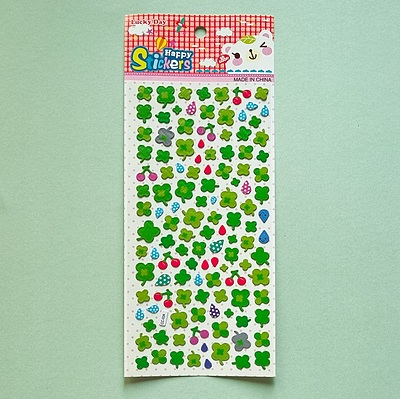 استیکر برجسته Happy Sticker طرح برگ
