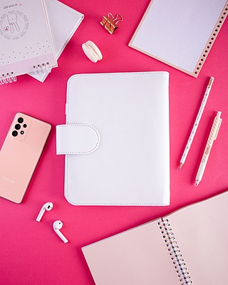 کلاسور چرمی کیوتی White Binder (20 حلقه)